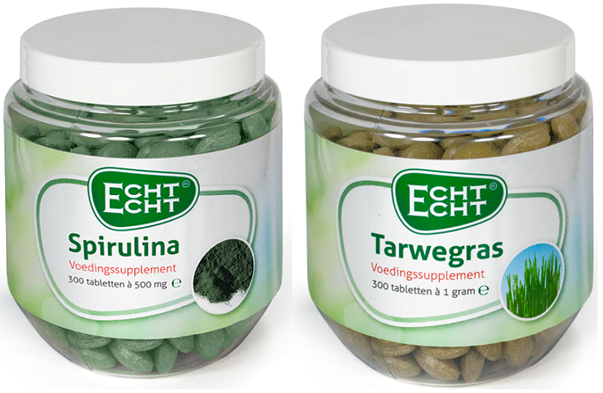 Stevia Spirulina en Tarwegras