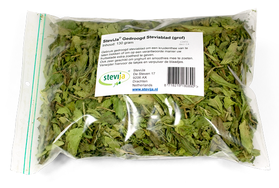 Gedroogd, grof Stevia blad