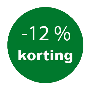 12% Korting op uw gehele bestelling!!