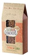 Raw Crackers Paprika Quinoa, 15% korting!