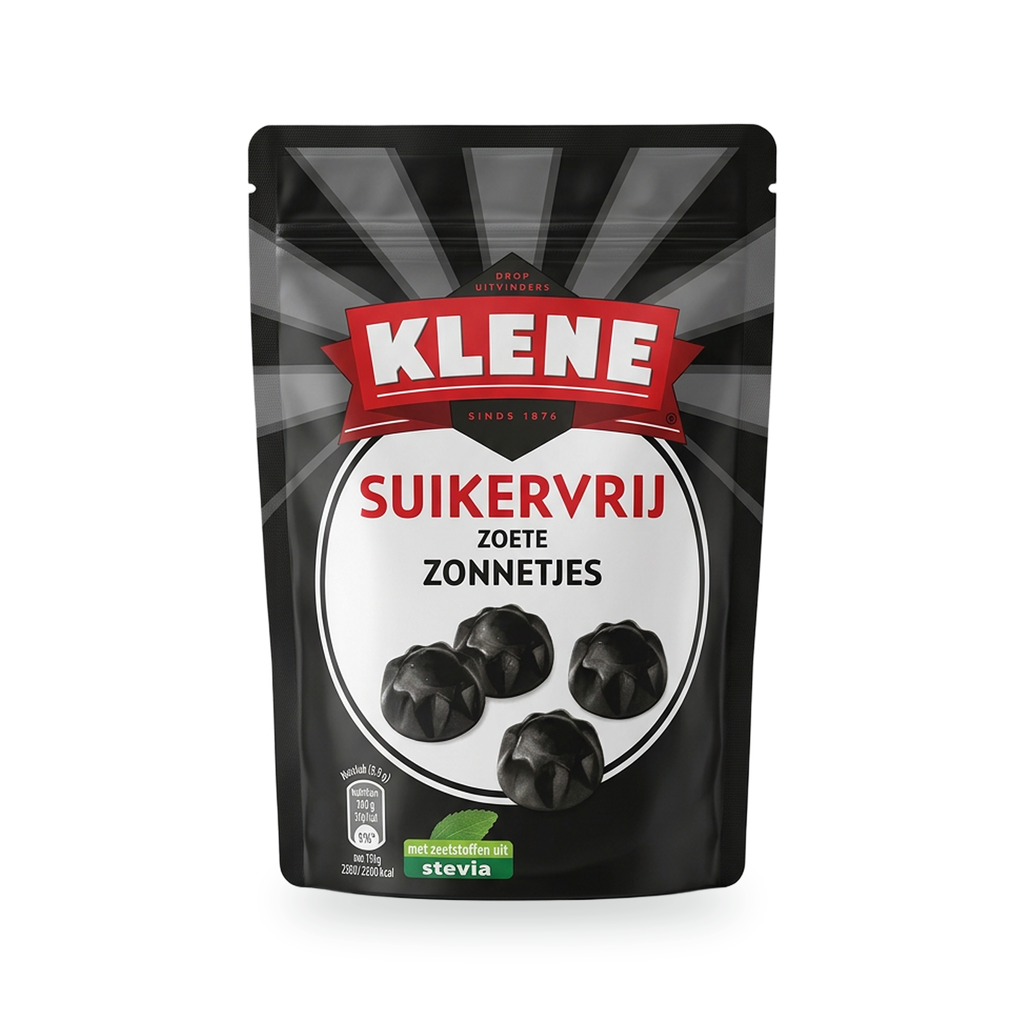 [6144] Zoete Zonnetjes, suikervrij - Met Stevia extract – 105 g